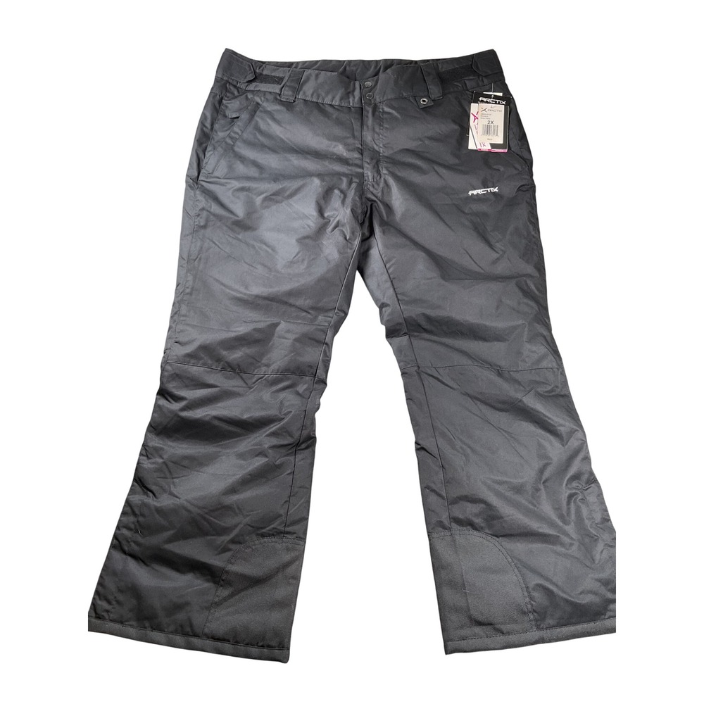 NEW Arctix Snow Pants Womens 2X Black Insulated Winter Ski Snowboard 1800X-00-2X